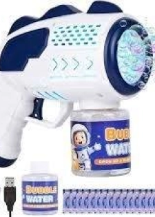 Pistolet à Bulles Spatial 8 Trous