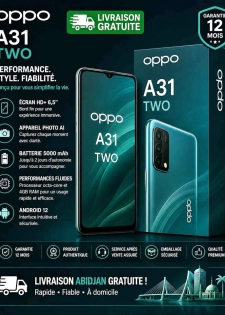 📱 Oppo A31TWO – 8Go RAM | 128Go 💰