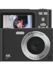 Unbranded Caméra vidéo numérique 4K 48 MP, écran 2,4 pouces, zoom numérique 16x
