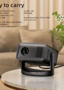Projecteur portable pour Android 11.0 2.4 GHz 5 GHz Bluetooth 5.3