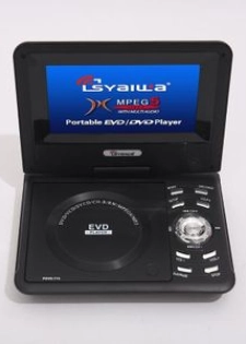 Lecteur DVD de 7,8 pouces, lecteur multimédia portable, lecteur CD avec fonction jeu