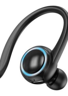 Casque Bluetooth Sans Fil Résistant à La Transpiration Avec Crochet D'oreille Intra-aur...