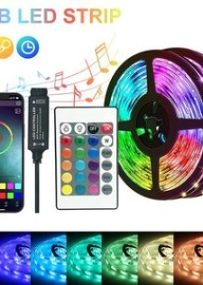 Bande Lumineuse LED Avec Commande - 5M