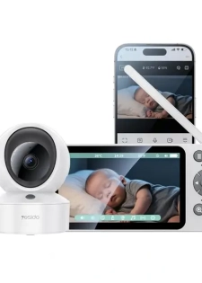 Interphone vidéo sans fil avec écran YESIDO - Écran LCD 5" - Batterie : 4000 mAh - Communicatio