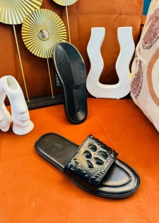 Sandales Homme Cuir & semelle Gomme 