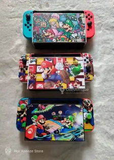 Nintendo Switch Oled Cracher + Jeux &amp Accessoires