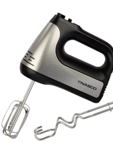 Batteur électrique Nasco - 5 Vitesses - 400 W - HM9118-GS