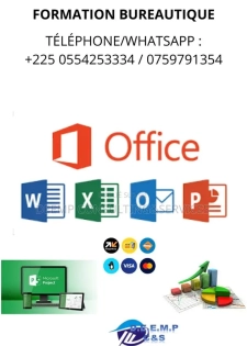 Formation Bureautique (Word, Excel, Powerpoint )