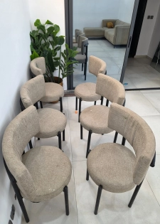 Canapé + 6 chaises salle à manger - Abatta