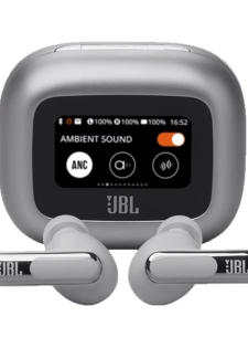 Ecouteur sans fil JBL Live Beam 3 - Audio spatial - IP55 - Réduction de bruit adaptative avec c