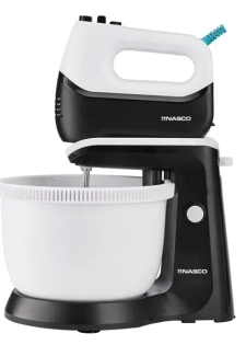 Batteur électrique avec bol de 3,4L Nasco - Puissance 300W - 6 vitesses avec fonction turbo - H