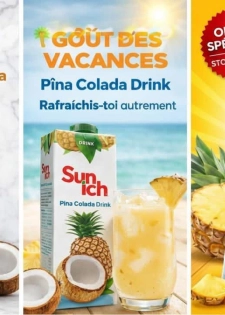 Le Sunich Piña Colada Drink