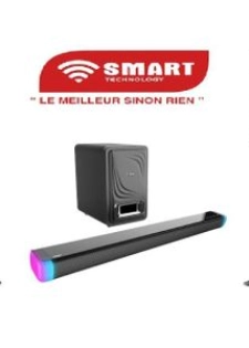 SMART TECHNOLOGY Home Cinéma + Barre De Son TV - STHA-2105E- 1000 W - Tactile Avec modes d"écla