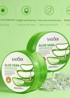 SADOER 300g Aloe Vera Gel - Creme Hydratante Visage - Soins Peau
