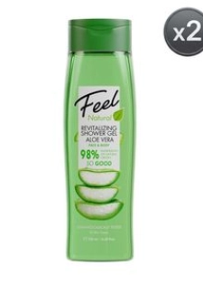 Feel Lot de 2 - Gel Douche Hydratant Aloe Vera 500ml