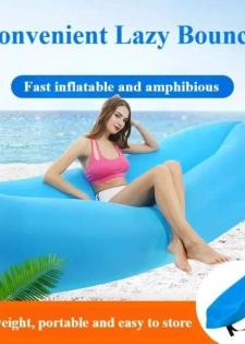 Canapé-lit gonflable portable, canapé gonflable de camping,sac de couchage pliable d"extér