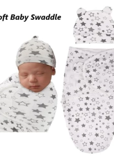2 PCS Enveloppements pour nouveaux-nés, couverture d"emmaillotage pour bébé, châle bébé ch