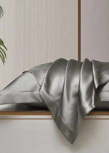 2pcs Taie d"oreiller en soie glacée, douce et agréable pour la peau, pour un sommeil confo