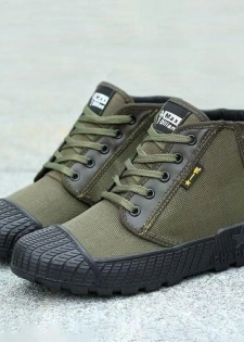 SXCHEN Bottes homme - Chaussures d"entraînement - Chaussures en tissu - Bottes
