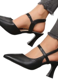 SHJO Chaussures Hautes Femme Similicuir Confortable Design Moderne Bureau Fashion Chaussur