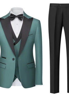 Importé - Ensemble Smoking Costume Homme Style Britannique 3 Pièces
