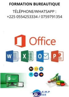 Formation Bureautique (Word, Excel, Powerpoint )