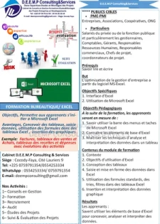 Formation d'Apprentissage en Excel