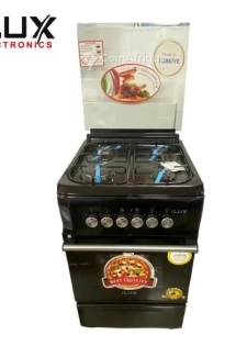 cuisinière – gaz 4 feux lxg-50cb – inox + bouteille de gaz