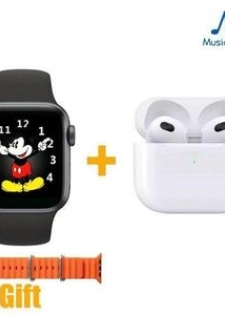 Kit Smartwatch + Casque Bluetooth 2-en-1
