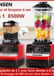 Super Blender 2 en 1 Hansen - 2 bocaux - 2L