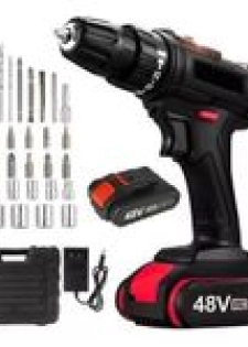 Kit Perceuse Sans Fil et Tournevis Électrique 48V
