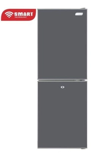 Réfrigérateur Combiné 133L - 3 Tiroirs - Gris