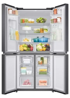 Réfrigérateur Américain quatre portes Inverter Samsung – 488L – Distributeur d’eau –