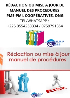 Redaction et Mise a jour des procedures comptables et Administratives