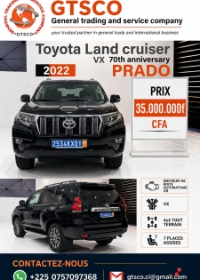 TOYOTA LAND CRUISER PRADO VX 70TH ANNIVERSARY 2022