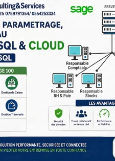 Installation, Paramétrage de sage 100 SQL ET Microsoft SQL