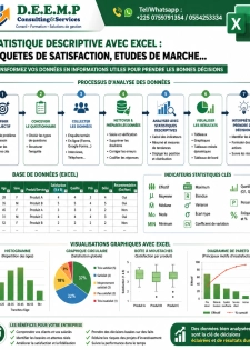 FORMATION EN ANALYSE DES DONNEES AVEC EXCEL(statistiques descriptives)
