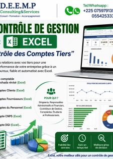 FORMATION EN CONTROLE DE GESTION AVEC EXCEL (tableau de bord)