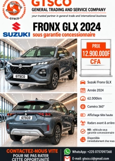 Suzuki FRONX Glx 2024 sous garantie concessionnaire