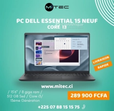 PC Dell essential 15 core i3 Gen