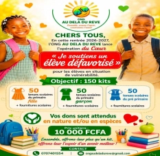 1 TENUE + 1 KIT SCOLAIRE RENTRÉE 2026-2027