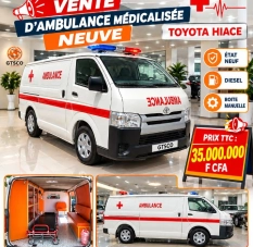 À vendre ambulance médicalisée neuve 