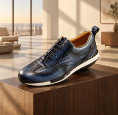 Importé - Chaussures Casual Homme Cuir Vachette Semelle Amortissante