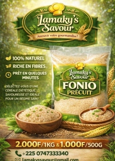  🌾FONIO PRÉCUIT 🌾une céréale diététique riche en fibre 
